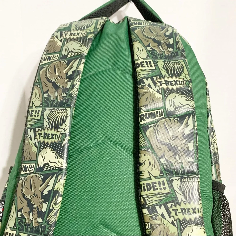 Smiggle Three Zip Compartments Dinosaur Backpack Padded Shoulder Straps / Laptop